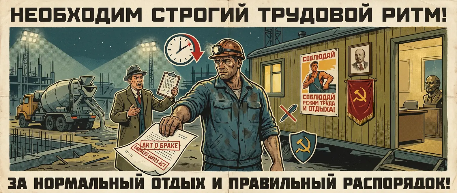 Шестнадцать часов на бетоне и липовый брак: как из тебя жмут все соки и вешают чужие косяки